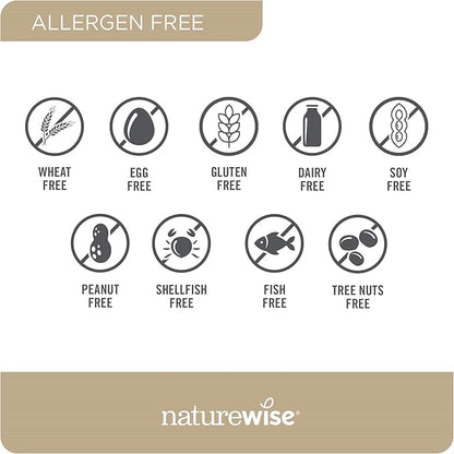 NatureWise Multivitamin for Men - Daily Male Support - Minerals & Herbs for Energy, Performance, Immunity - with Vitamin A, C, D, B-Complex - Soy & Gluten-Free, Non-GMO - 240 Capsules[6-Month Supply]