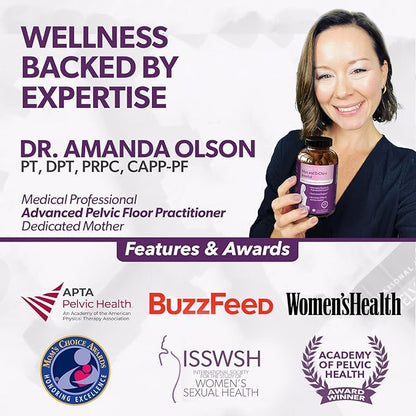 Intimate Rose Myo-Inositol & D-Chiro Inositol Supplement - 40:1 Blend + Vitamin D3 + Ashwagandha - Vegan Capsule - Inositol Supplement - Clean Label Project Certified