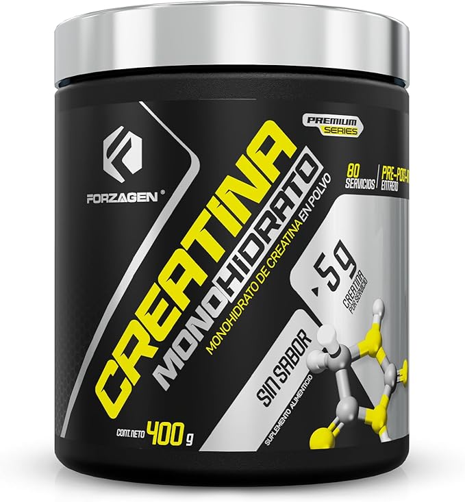 Forzagen Creatine Monohydrate Powder Unflavored - (80 Servings)