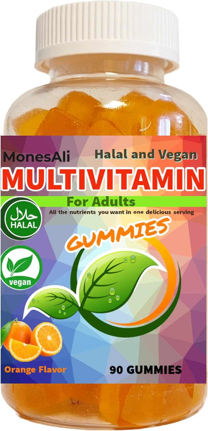 Multivitamin Vitamin Gummies, Vegan Friendly, Halal Multivitamin, Supplements for Men, Vitamins for Women, Gummy Vitamins for Women, Daily Vitamins