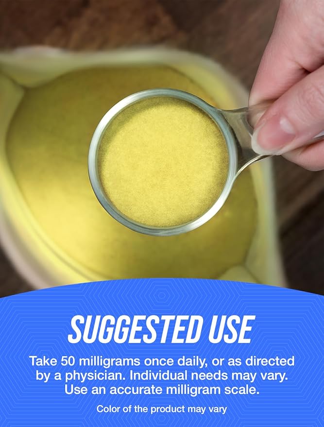 BulkSupplements.com Pyridoxal 5 Phosphate Powder - P-5-P Vitamin B6 Supplement, P-5-P 50mg - P5P Supplement, Gluten Free, 50mg of per Serving, 100g (3.5 oz) (Pack of 1)