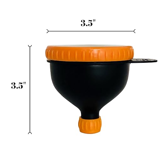 Large On The Go Funnels, Best Protein Supplement Funnels for Pre and Post Workout Supplements | Armed Forces Favorite, Fill N Run (2, 230ML)