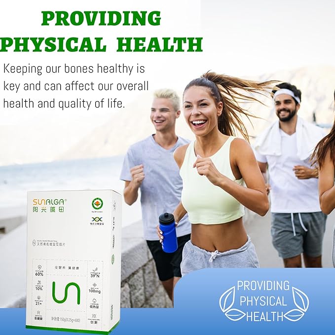 Supplements, Probiotics for Women, Organic Spirulina, for Daily Digestion, Healthy Muscle Function and Immune System (Box of 600 Tablets)