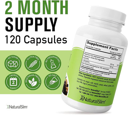 NaturalSlim Constipend - Laxative for Constipation Relief, and Colon Cleanse Supplement - Stool Softener for Women and Men with Olive Extract - 120 Capsules