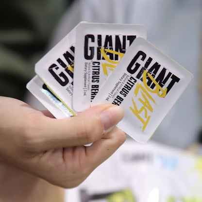 Giant Edge Series Giant Blast - On the Go Energy Formula, Caffeinated Energy Shot with Glycerol and Nootropics for Energy & Endurance (Citrus Berry, 20 Pack)