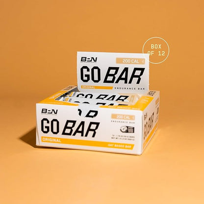 Bare Performance Nutrition BPN Go Bar, Oat Based Endurance Training Bar 36g of Carbohydrates and 200 Calories Per Bar, 12 Bars Per Box, Original Oat