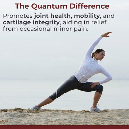 Quantum Joint & Cartilage Support Supplement - for Men & Women, Joint Mobility and Muscle Health, Cartilage Repair, Gluten Free, Plant-Sourced, Non-GMO - 90 Capsules