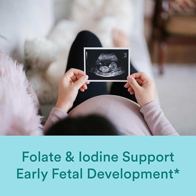 SmartyPants Organic Prenatal Vitamins for Women, Multivitamin Gummies: Probiotics, Biotin, Methylfolate, Omega 3 (ALA), Vitamin D3, C, Vitamin B12, B6, Vitamin A, K2 & Zinc, 120 Count (30 Day Supply)