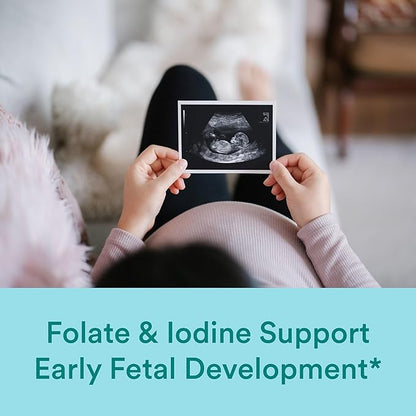 SmartyPants Organic Prenatal Vitamins for Women, Multivitamin Gummies: Probiotics, Biotin, Methylfolate, Omega 3 (ALA), Vitamin D3, C, Vitamin B12, B6, Vitamin A, K2 & Zinc, 120 Count (30 Day Supply)