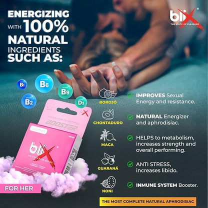 Blix Booster 100% Natural Women Stimulant (Pack of 4)