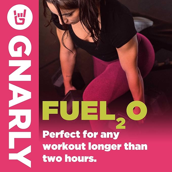Gnarly Nutrition Fuel2O Electrolyte Powder - Fuel 2O Endurance Nutrition, NSF Content Certified, Electrolyte Solution, Fuel, Replenishment, and Recovery - Tropical, 25.57Oz