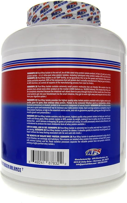 APS Nutrition Isomorph Protein Powder Supplement | Whey Protein Isolate | Ultra- Filtered | 28g Protein | Cookies & Cream, 5 Pound (Pack of 1)
