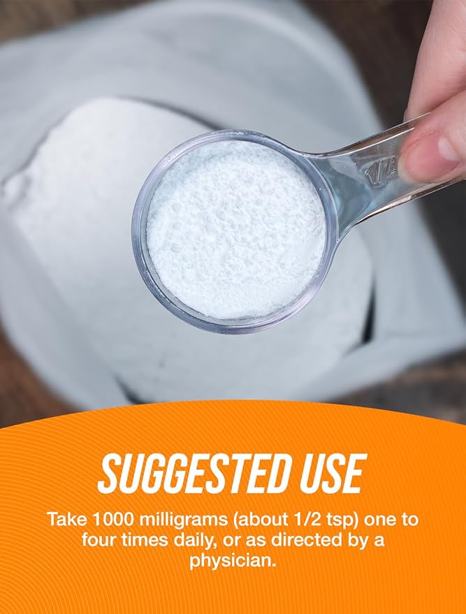 BulkSupplements.com L-Carnitine Tartrate Powder - Carnitine Supplement, L-Carnitine L-Tartrate, L Carnitine 1000mg - Unflavored & Gluten Free, 1000mg per Serving, 500g (1.1 lbs) (Pack of 1)