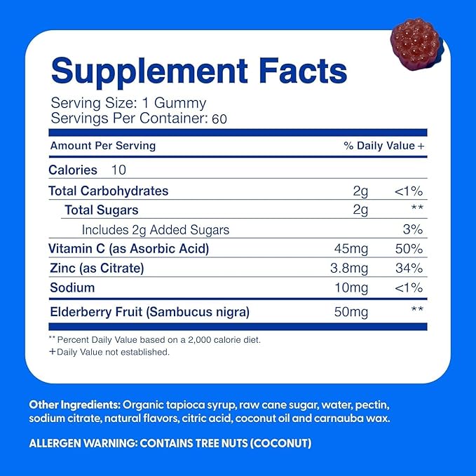 Feel Great Immune Support for Kids | Vitamin C Zinc & Elderberry Gummies for Kids | Sambucus Nigra Immunity Multivitamin for Kids | Vegetarian Multivitamin Gummies | 60 Day Supply