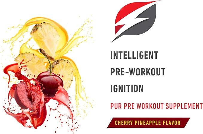 Preworkout Women Fat Burn Caffeine Powder BCAA Energy Creatine Powder Pre Workout Women Pre Workout for Men | Increased Endurance & Focus (Cherry Pineapple)
