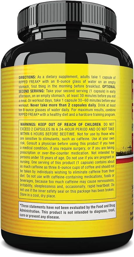 Pharmafreak Ripped Freak 60ct - USA - Hybrid Fat Burner