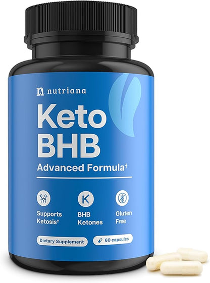 Keto BHB Exogenous Ketones for Men & Women - Keto Supplements for Mental Clarity & Focus - Keto Burn - Keto Pills Carb-Free Energy for Muscle & Ketosis Support