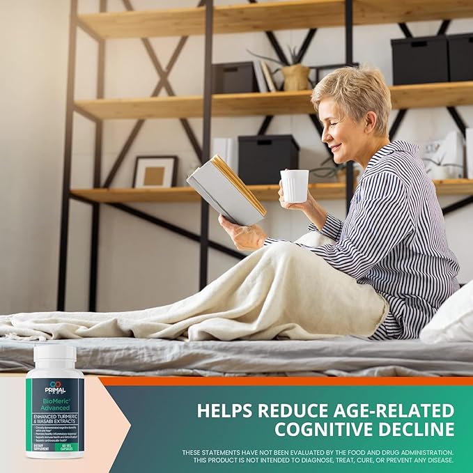 BioMeric Advanced - with Turmeric Curcumin and Wasabi Extracts - 60 Capsules