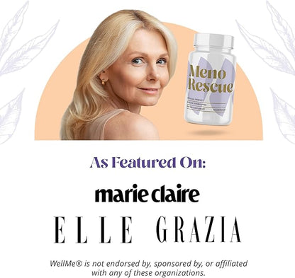 Menopause Supplements for Women - All Stage Meno Relief for Hot Flashes - Women's Hormone Support - Complete Menopause Relief - Menopause Support for Over 50 - Happy Natural Harmony Formula
