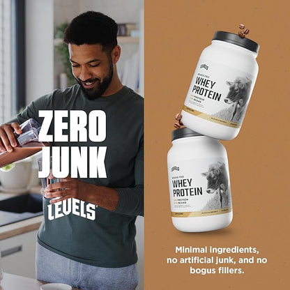 Levels Grass Fed Whey Protein Powder, No Artificials, 24G of Protein, Cappuccino, 2LB