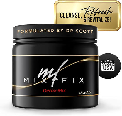 Detox Powder, Full Spectrum Detox Cleanse Mix, Detox for Natural Cleansing and Vitality, Liver Cleanse Detox, Detox Cleanse for Weight Loss, Natural Detox Powder, Vegan Detox Supplement (Chocolate)
