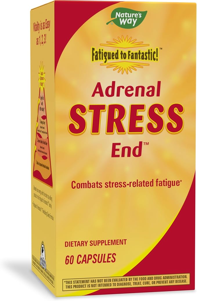 Nature's Way Fatigued to Fantastic! Adrenal Stress End, Stress-related Fatigue Support*, 60 Count