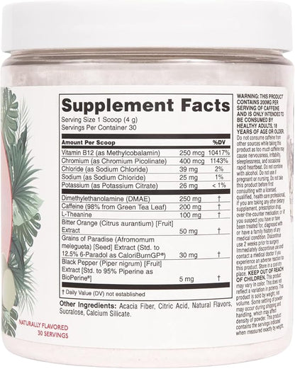 Strong + Sexy Fit, Weight and Diet Support Health Supplement, Workout Drink Powder for Natural Energy, Appetite Control, and Metabolism Support, Supplements for Women, Guava Colada Flavor, 30 SVG