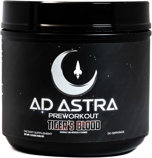 Potent Focus Blend - Tiger's Blood Flavor - Organic Red Beet Root Powder Base Pre Workout - L-Citrulline, Beta Alanine, L-Tyrosine, L-Theanine, Betaine Anhydrous