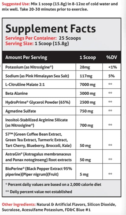Pumpageddon, Non Stim Pre-Workout Powder, Explosive Workouts, Insane Endurance, Skin Splitting Pumps, Veteran Owned and Operated, Packaging May Vary (25 Servings, Peach Rings)