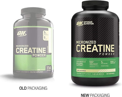 Optimum Nutrition Creatine Powder, Unflavored, 600 Gram