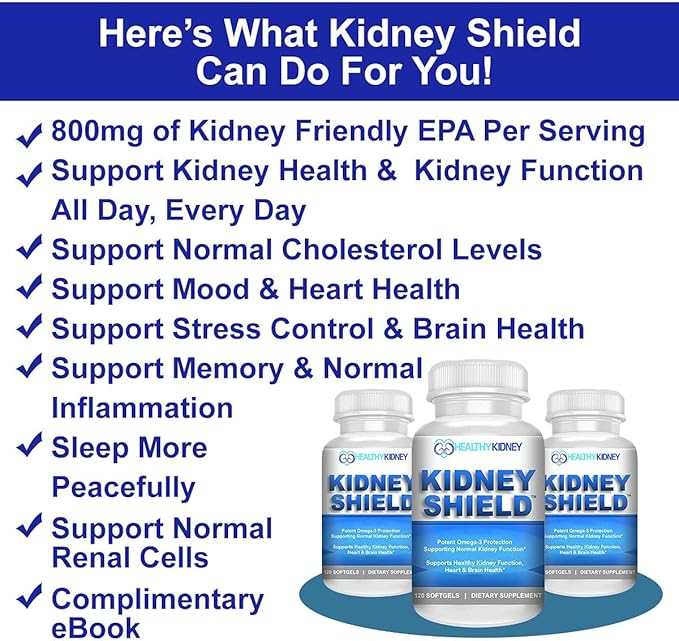 Kidney Restore & Kidney Shield 4-Pack Bundle Pills - Natural Kidney Support Supplement for Kidney Cleanse Detox & Repair - Comprehensive Renal & Kidney Health Supplement to Support Kidney Function
