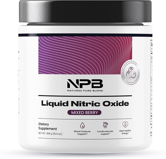 Nature's Pure Blend Liquid Nitric Oxide Blood Pressure Support Drink - Blood Circulation