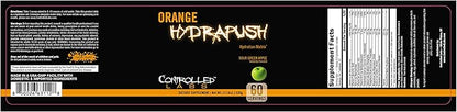 CONTROLLED LABS Orange HydraPush Electrolyte Powder, 60 Servings - Advanced Hydrating Recovery - Coconut Water & Taurine - Boost Energy & Increase Endurance (Sour Green Apple)