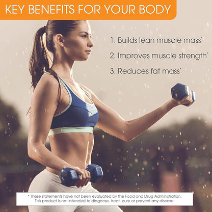 Muscle Boost (Orange) [30-Serves] | Collagen Supplement Powder with Hydrolyzed BODYBALANCE Collagen Peptides & Buffered Vitamin C | Improves Body Composition