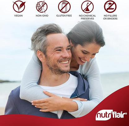 NutriFlair Premium Berberine HCL 1200mg, 120 Capsules - Plus Pure True Ceylon Cinnamon, Berberine HCI Root Supplements Pills - Immune System - yields an Optimal 8% Berberine