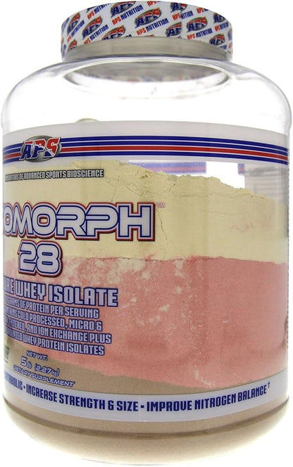 APS Nutrition Isomorph Protein Powder Supplement | Whey Protein Isolate | Ultra- Filtered | 28g Protein | Neapolitan Ice Cream, 5 Pound (Pack of 1)