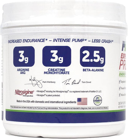 Performance Inspired Nutrition PreWorkout Powder - All Natural - G-Free & Vegan Formula - Contains Citrulline - Nitrosigine - Green Tea - Arginine - Beta Alanine - Tropical Fruit Punch - 32 Servings