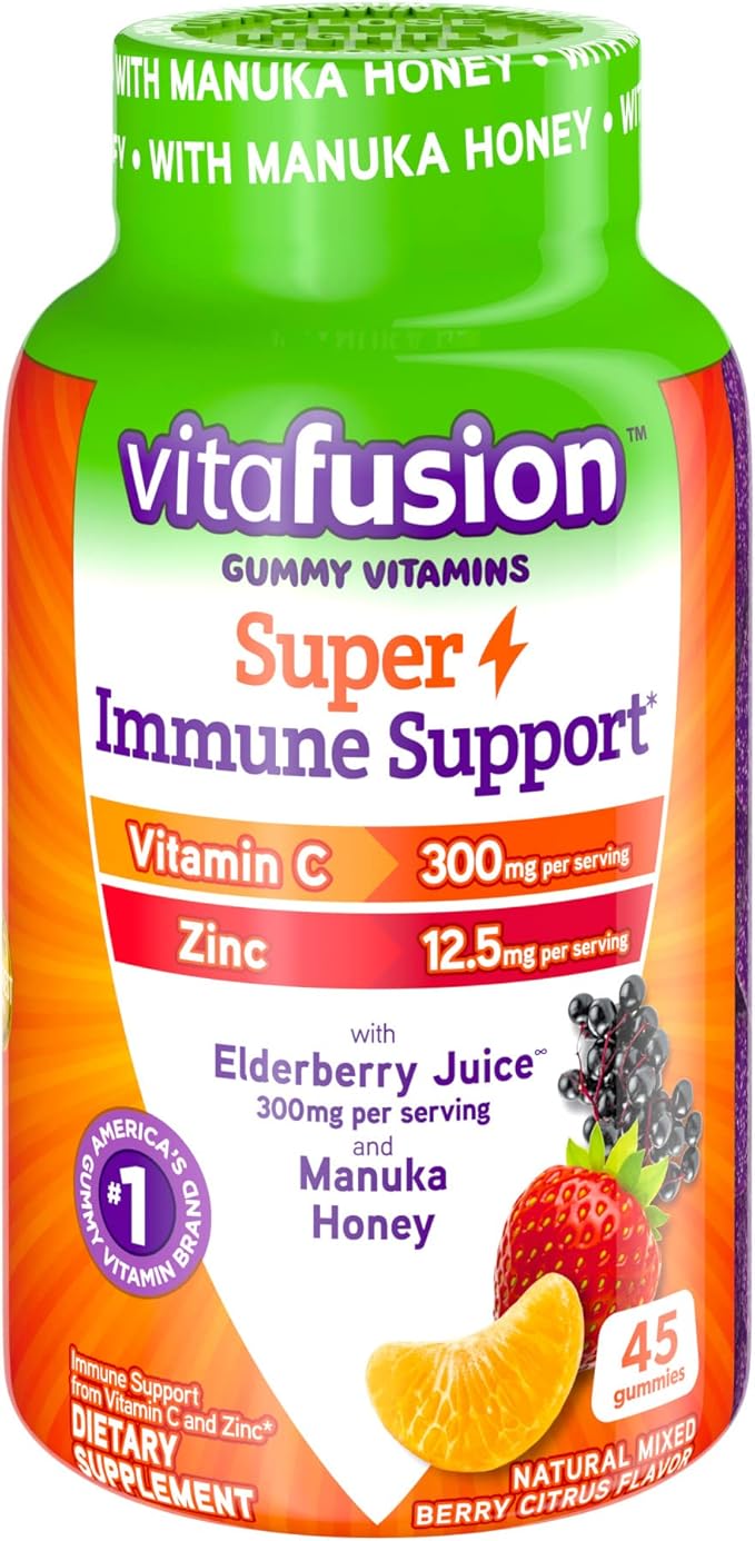 Vitafusion Super Immune Support Gummy Vitamins, 45ct