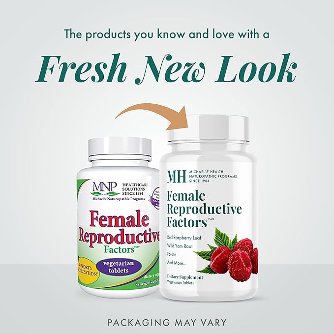 MICHAEL'S Health Naturopathic Programs Male & Female Reproductive Factors Couples' Pack - 60 Vegetarian Tablets Per Bottle - Nutrients for Conception Support - 20 Servings Per Bottle