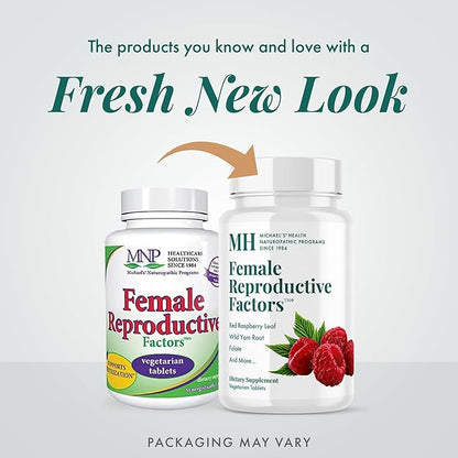 MICHAEL'S Health Naturopathic Programs Male & Female Reproductive Factors Couples' Pack - 60 Vegetarian Tablets Per Bottle - Nutrients for Conception Support - 20 Servings Per Bottle