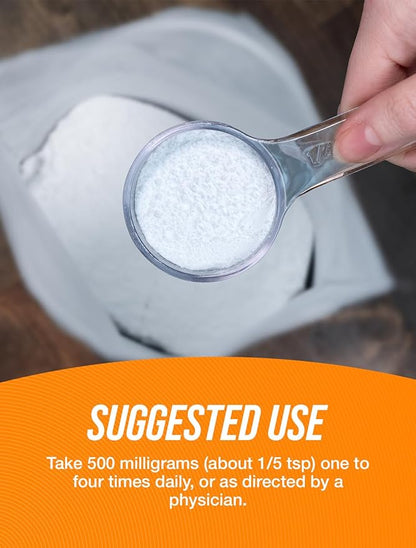 BulkSupplements.com L-Carnitine HCl Powder - Carnitine Supplement, Carnitine Powder, L-Carnitine 500mg - Unflavored & Gluten Free, 500mg per Serving, 5kg (11 lbs) (Pack of 5)