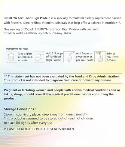 FORTIFOOD High Protein Powder 63g, Taste Best Whey & Plant Protein + Prebiotic Fiber, 24 Vitamins Minerals for Muscle, Metabolic & Women Health, Recovery, Immunity