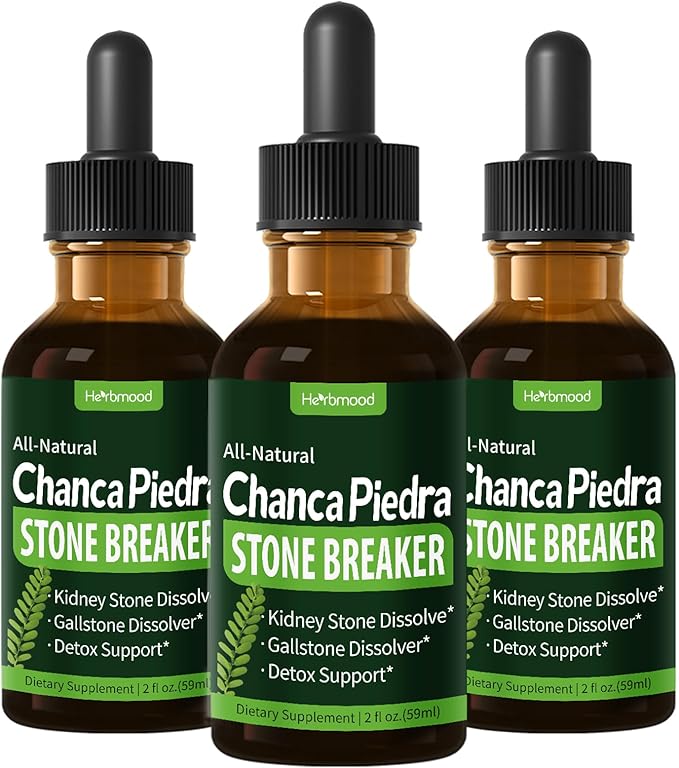 Stone Breaker Chanca Piedra Drops for Kidney Stones & Gallstone Dissolver, Horsetail Extract Kidney Cleanse Detox & Repair, Gotas de Cola de Caballo y ChancaPiedra para Los Riñones. 6 oz
