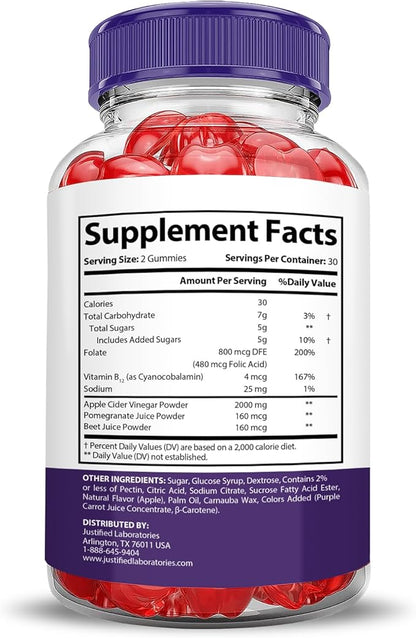 (5 Pack) Ketocalm Nutrition Keto ACV Gummies Extreme 2000MG Keto Calm Nutrition Keto Gummies Apple Cider Vinegar Formulated with Pomegranate Beet Juice Powder B12 Vegan Non GMO 300 Gummys