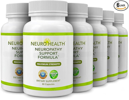 Nerve Support Formula for Neuropathy - Your Nerve Supplement with B Vitamins and Alpha Lipoic Acid - Rapid Absorption - 360 Capsules