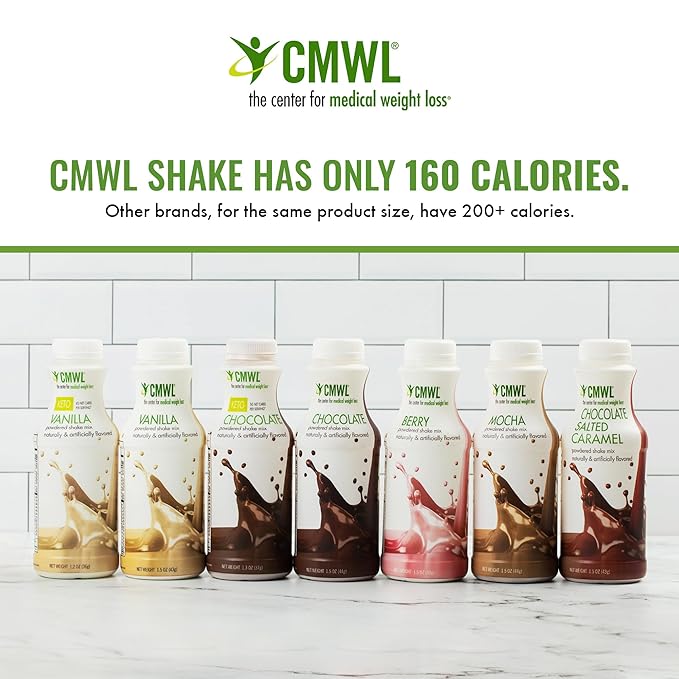 Chocolate Salted Caramel Powdered Protein Shake Mix | Meal Replacement | Support Weight Management 160 Calories, 16g Protein, 24 Vitamins & Minerals, Low Carb, Zero Trans Fat