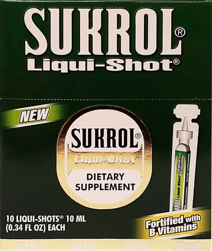Sukrol Liquid Shot Dietary Supplement 10 Units - Suplemento Multivitaminico (Pack of 1)