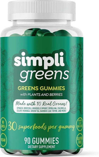 Gummies Supplement Vegan-Friendly Gummy Vitamins Superfood Supplement 90 Count