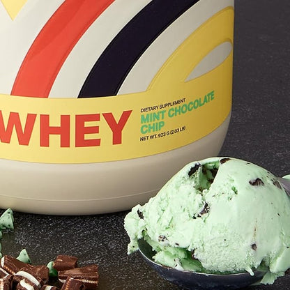 Podium Nutrition, Whey Protein Powder, Mint Chocolate Chip, 25 Servings, 25g of Whey Protein Per Serving, Gluten Free, Soy Free