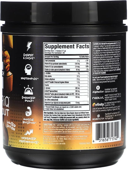 Pre Workout Powder MuscleTech EuphoriQ PreWorkout Smart Pre Workout Powder for Men & Women Caffeine Metabolite Fueled with Paraxanthine Boogieman Punch (20 Servings)